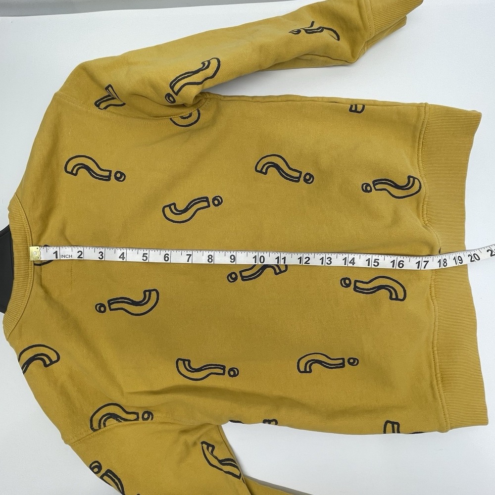Zara Kids Size 9 Unisex Crewneck Pullover Sweatshirt With Question Mark Pattern - Picture 6 of 7